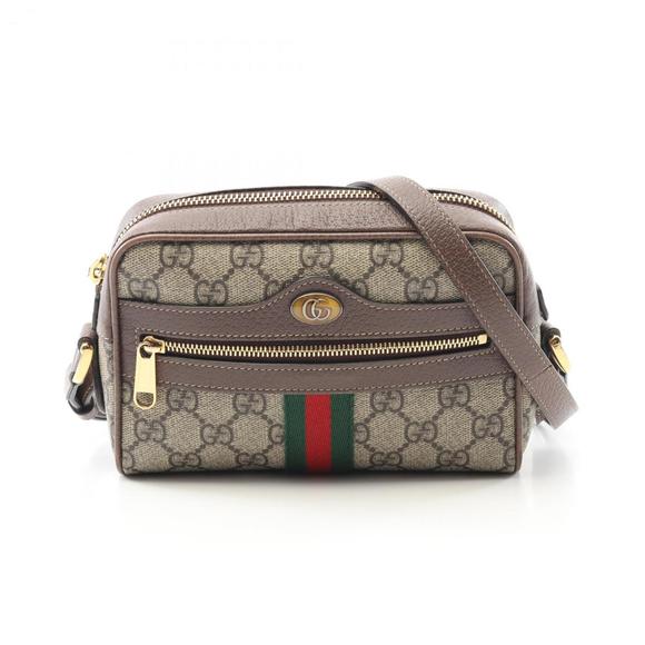 GUCCI Brown Leather Shoulder Bag - Picture 2 of 8